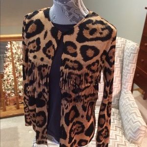 Chico’s Fringed Jacket/Blazer